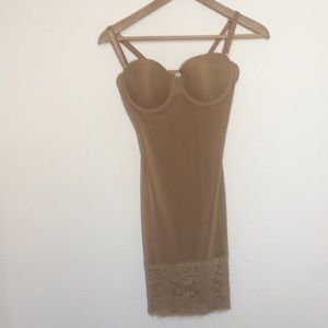 Body Form nude mesh shapewear slip